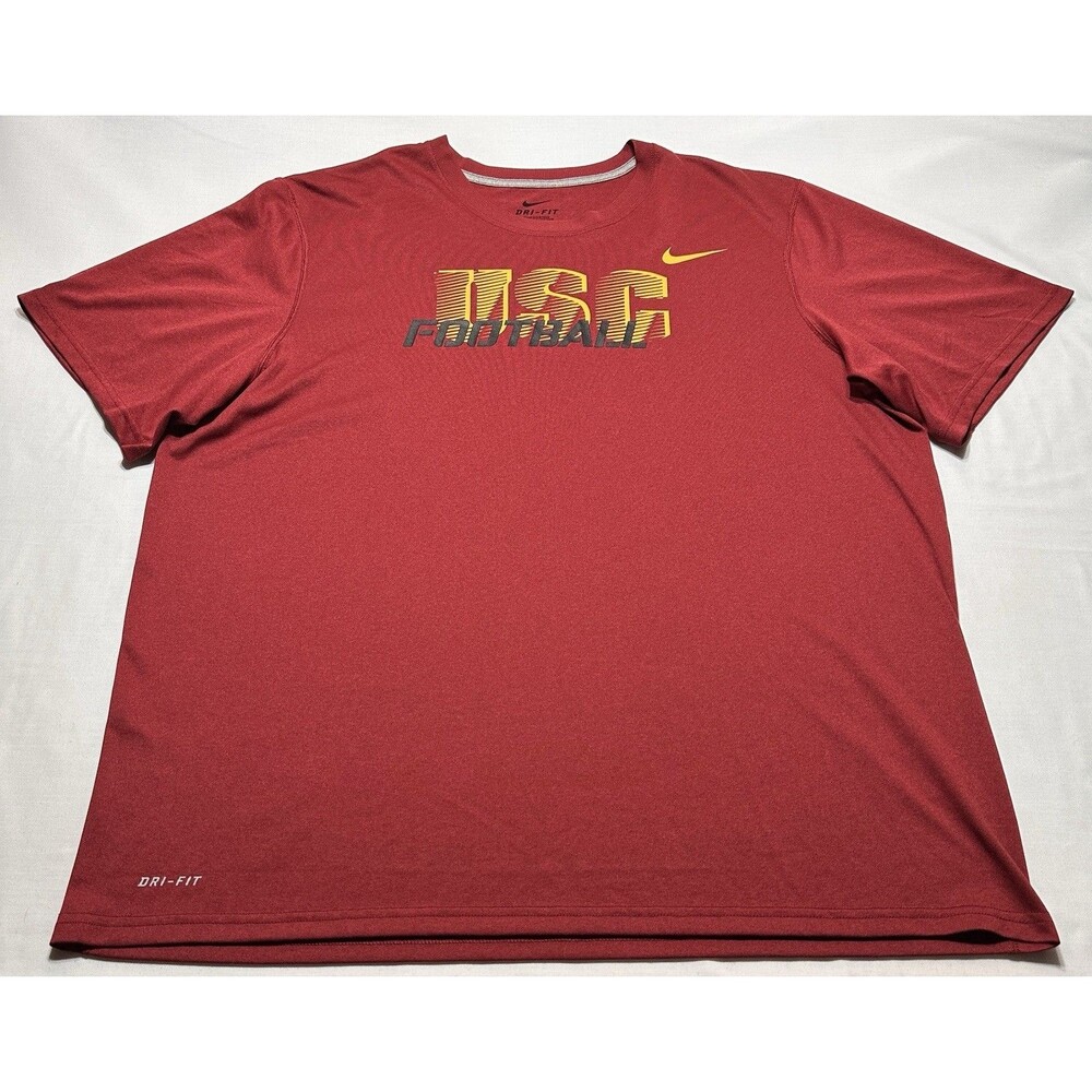 USC Trojans Football Nike Shirt Mens Size XL NCAA Dri Fit Southern California